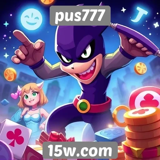 Variedade de jogos disponíveis no pus777